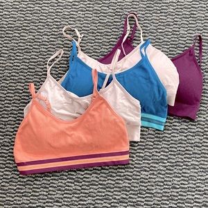 5 Bundle Padded Sport Bras L